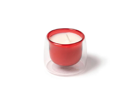 CANDLE FLORA RED