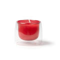 CANDLE FLORA RED