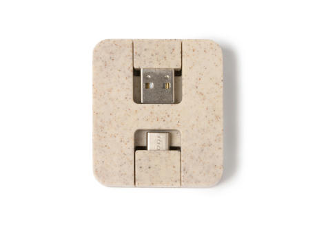 USB HUB PORT CLUNI NATURAL