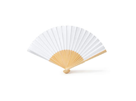 HAND FAN LIDIA WHITE