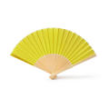 HAND FAN LIDIA YELLOW