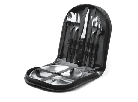 CUTLERY SET TRIVOR BLACK