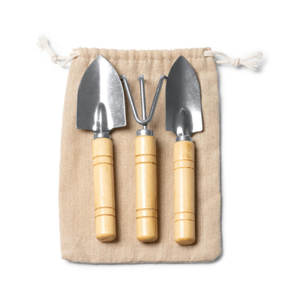 GARDENING SET CROCUS NATURAL