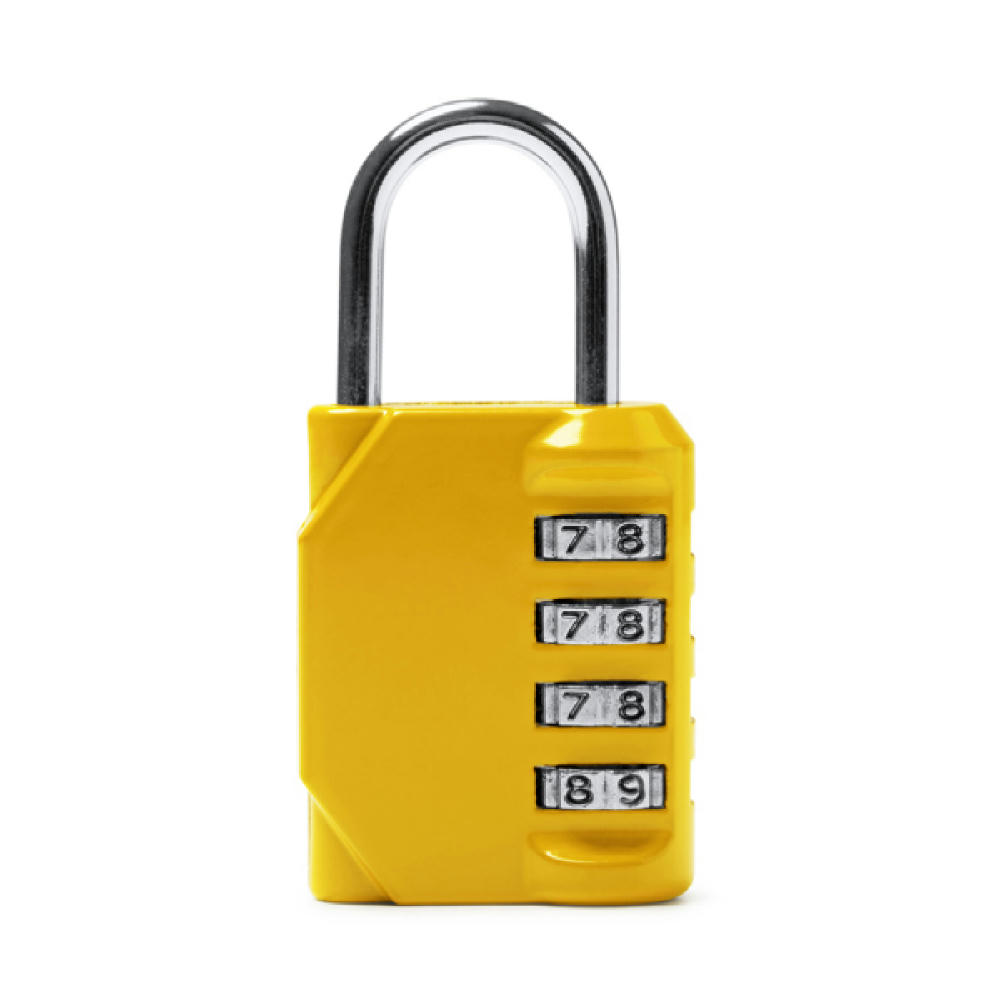 PADLOCK MILVIA YELLOW