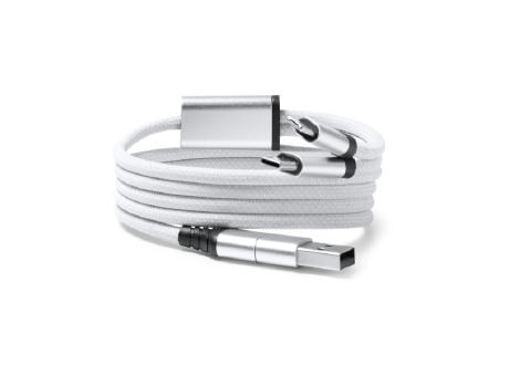 CHARGER CABLE ELON WHITE