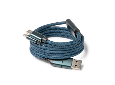 CHARGER CABLE ELON ROYAL BLUE