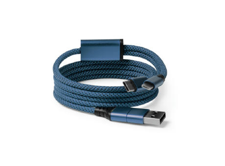 CHARGER CABLE ELON ROYAL BLUE