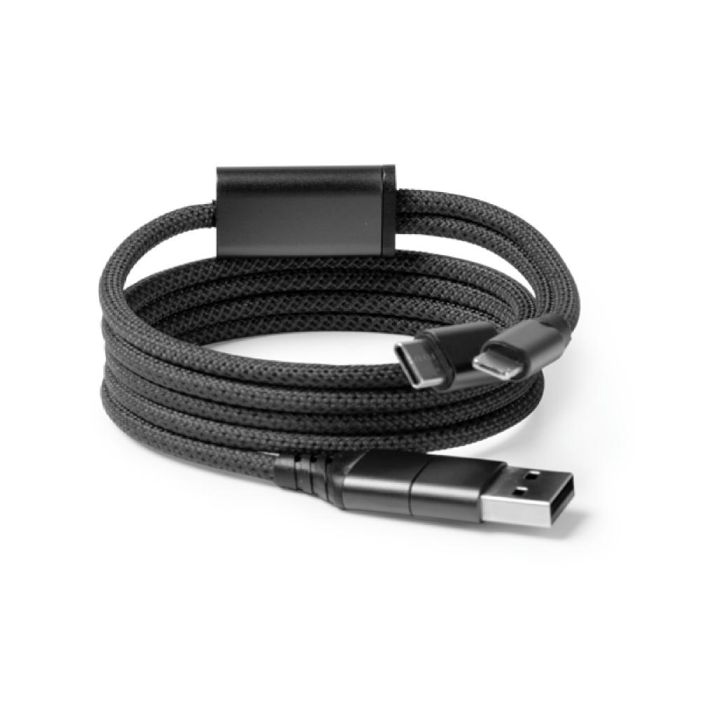 CHARGER CABLE ELON BLACK