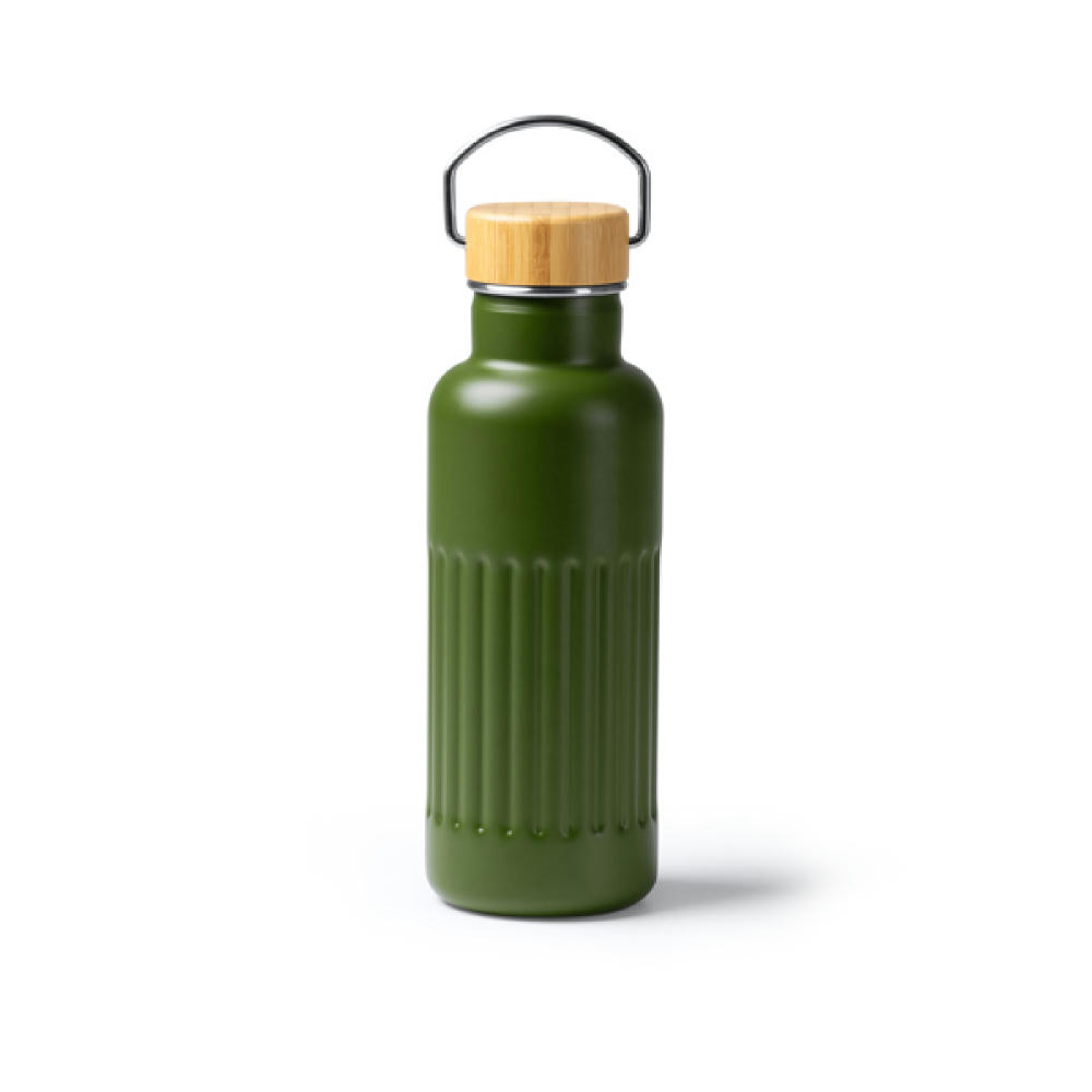 BOTTLE NOBUK DARK GREEN