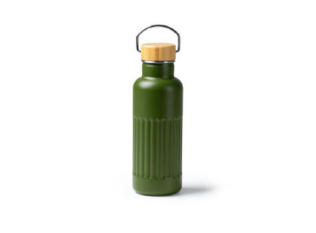 BOTTLE NOBUK DARK GREEN