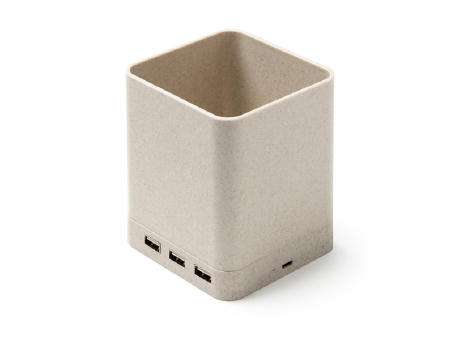 PEN HOLDER CHARGER MELBUX NATURAL