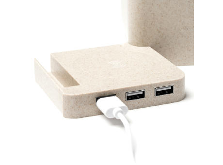 PEN HOLDER CHARGER MELBUX NATURAL