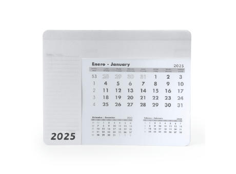 SERBAL CALENDAR MOUSE PAD WHITE