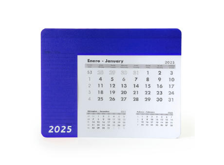 SERBAL CALENDAR MOUSE PAD ROYAL BLUE