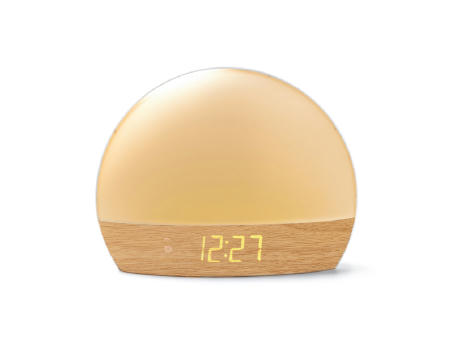 LAMP ALARM CLOCK NAMUR NATURAL