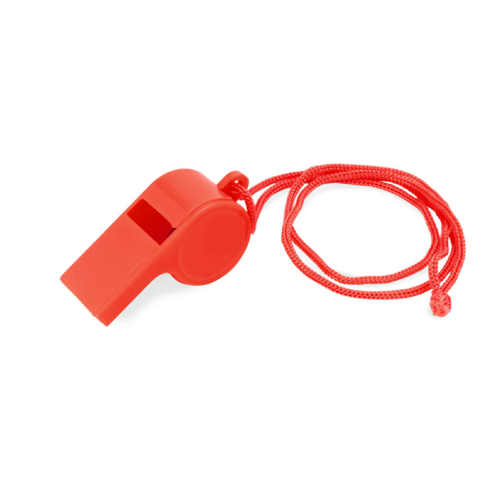 CARNIVAL WHISTLE RED