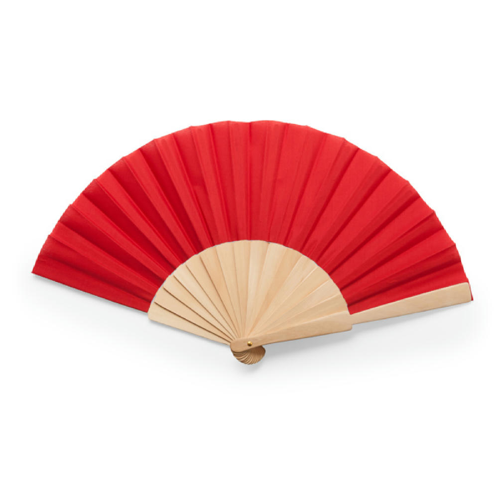 CALESA HAND FAN RED