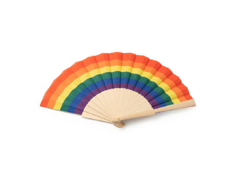 HAND FAN KEROS MULTICOLOUR