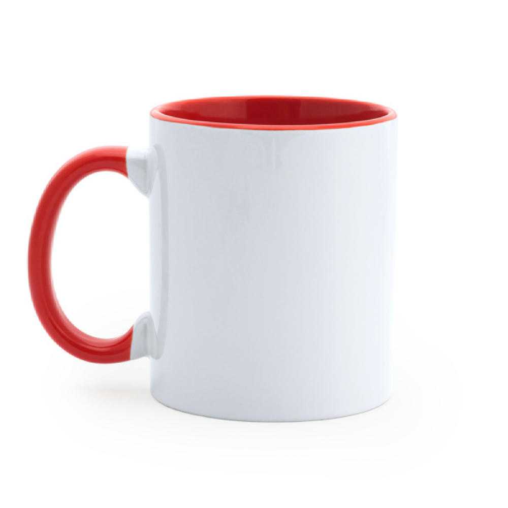 MANGO SUBLIMATION MUG WHITE/RED