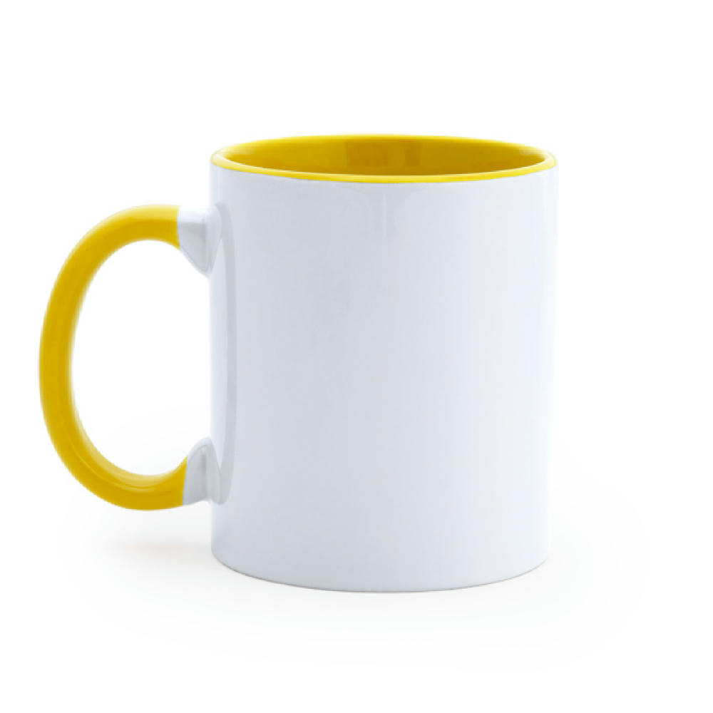 MANGO SUBLIMATION MUG WHITE/YELLOW