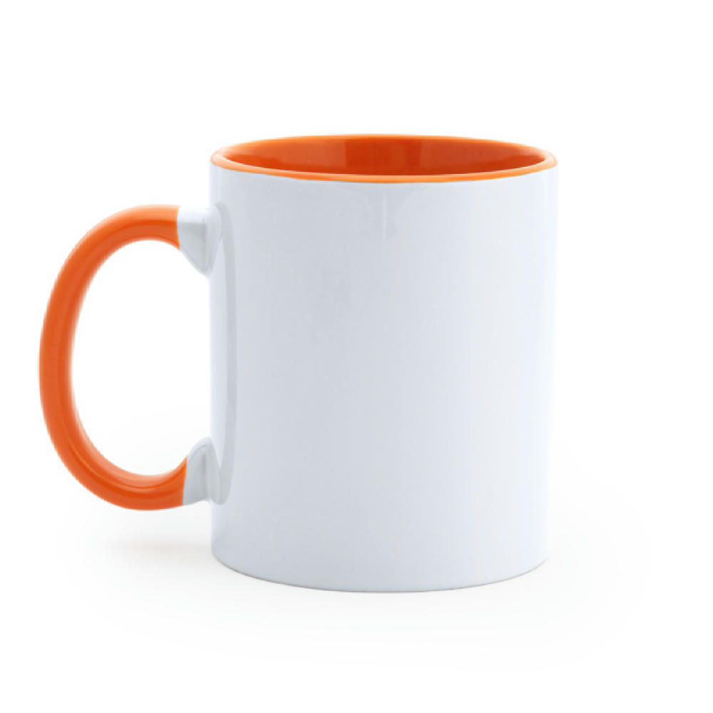 MANGO SUBLIMATION MUG WHITE/ORANGE