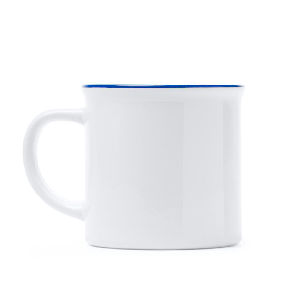 SUBLIMATION MUG KUMBO WHITE/ROYAL BLUE