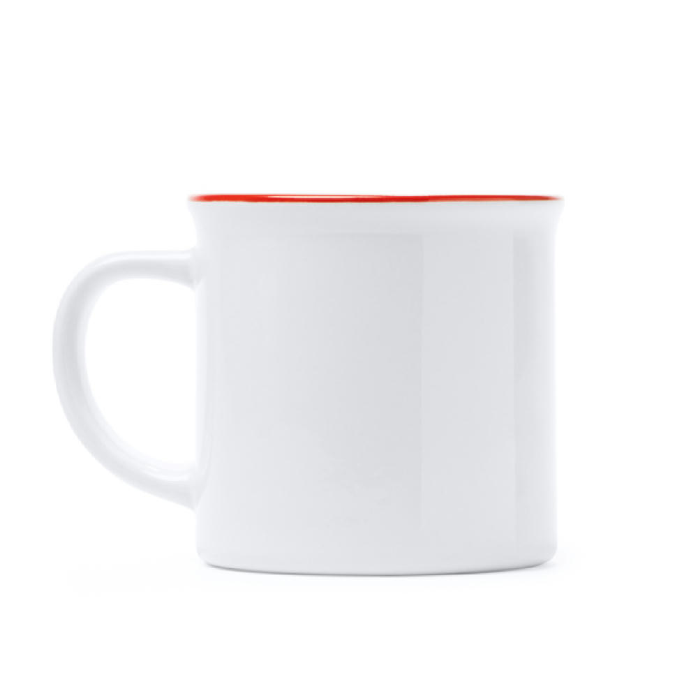 SUBLIMATION MUG KUMBO WHITE/RED