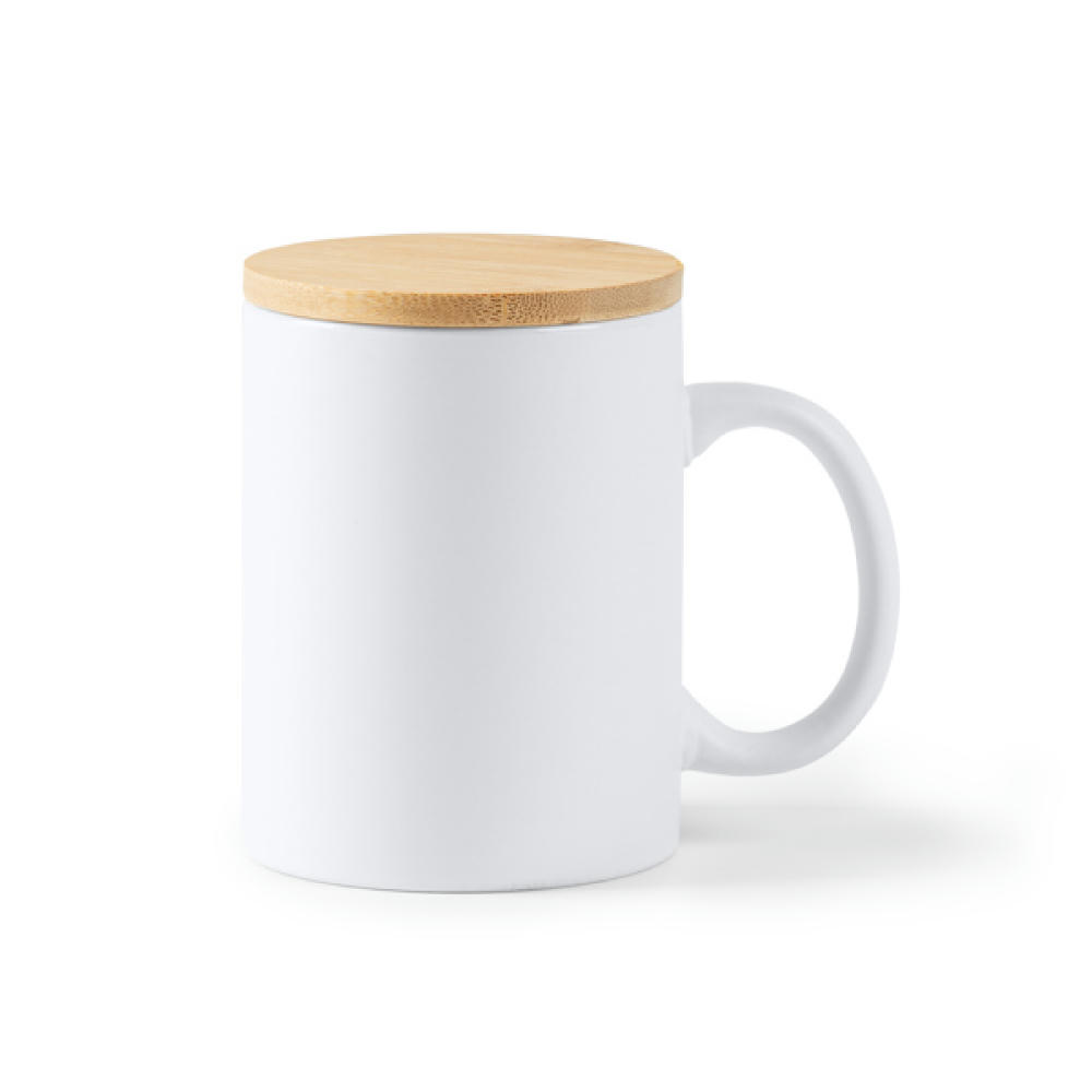 BERRY LID MUG WHITE