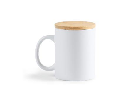 BERRY LID MUG WHITE