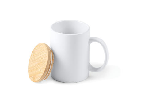 BERRY LID MUG WHITE