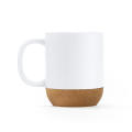 ROSELLA CORK MUG WHITE