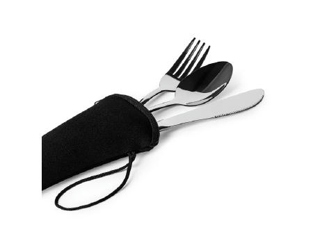 CUTLERY SET BELVER BLACK