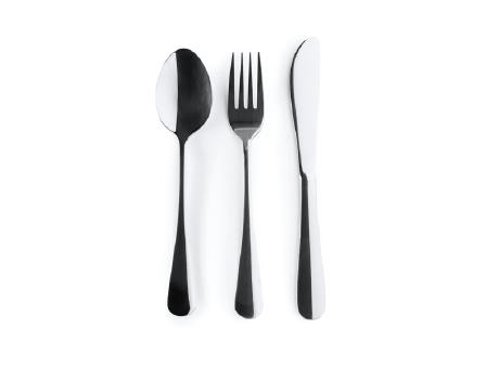 CUTLERY SET BELVER BLACK