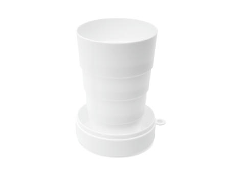 GOSTO FOLDABLE CUP WHITE