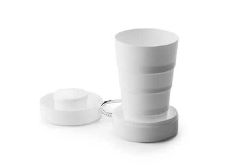 GOSTO FOLDABLE CUP WHITE