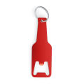 STOUT OPENER KEYCHAIN RED