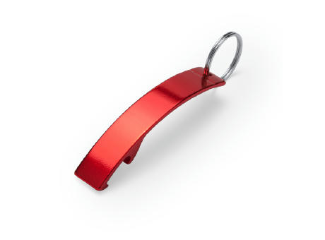 MALT OPENER KEYCHAIN RED