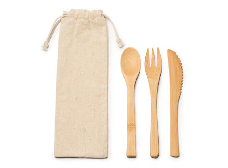 CUTLERY SET COLMER NATURAL