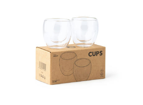 GLASS SET CAPSUL TRANSPARENT