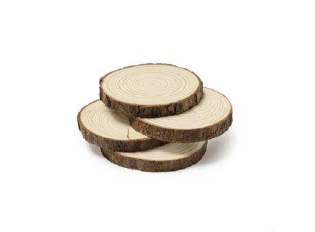 COASTER SET PINEA NATURAL