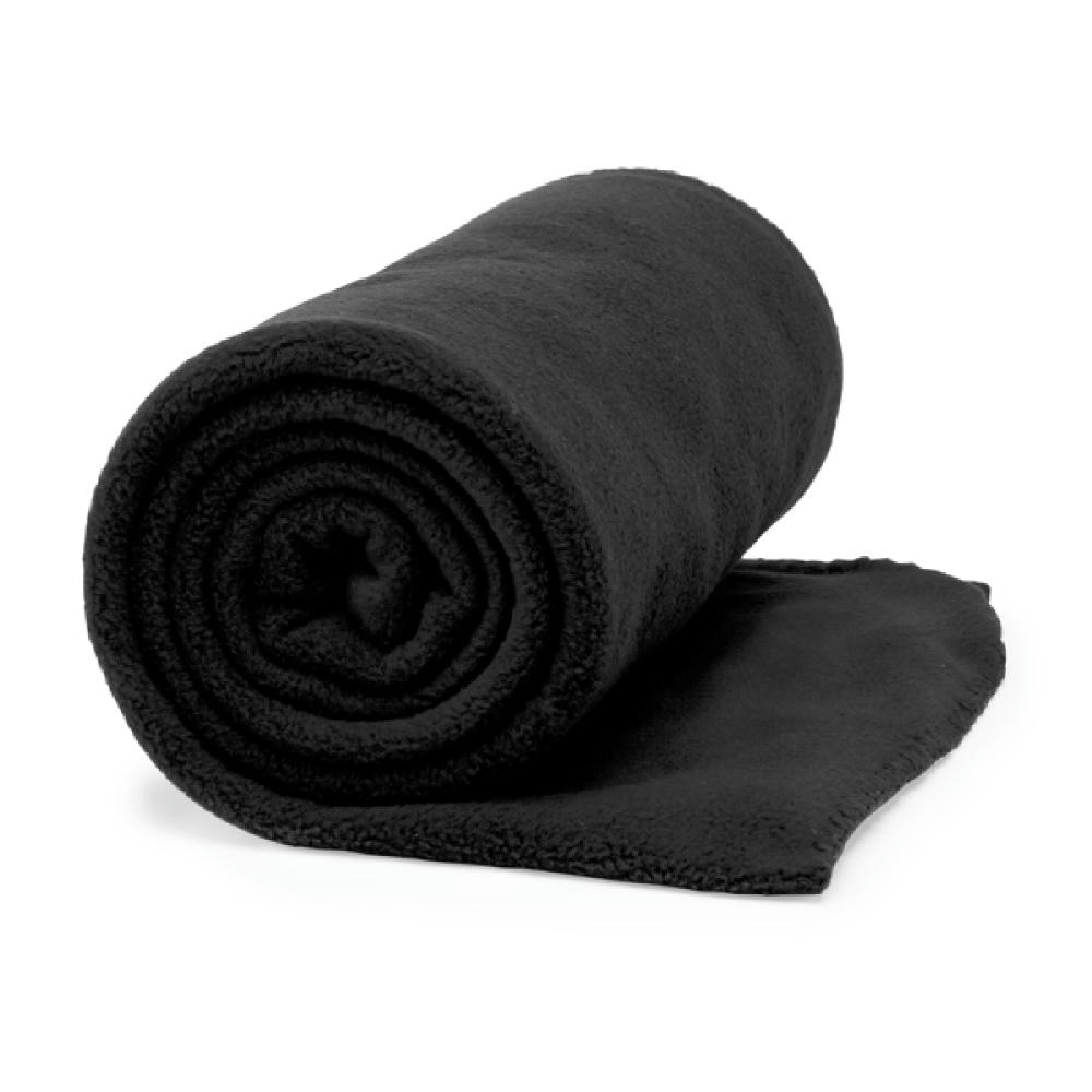 LAMBERT POLAR FLEECE BLANKET BLACK