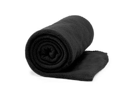 LAMBERT POLAR FLEECE BLANKET BLACK