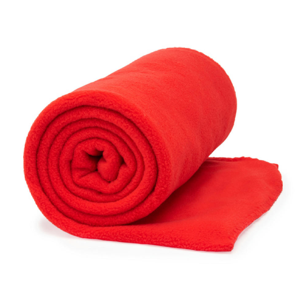 LAMBERT POLAR FLEECE BLANKET RED