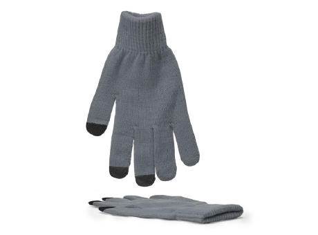 ZELAND TACTILE GLOVES HEATHER GREY