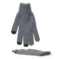 ZELAND TACTILE GLOVES HEATHER GREY