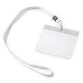 LANYARD/ID BADGE POMEL WHITE