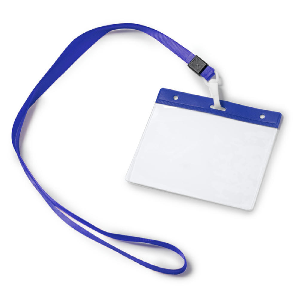 LANYARD/ID BADGE POMEL ROYAL BLUE