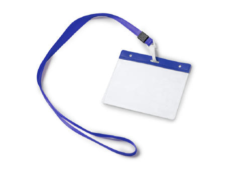 LANYARD/ID BADGE POMEL ROYAL BLUE