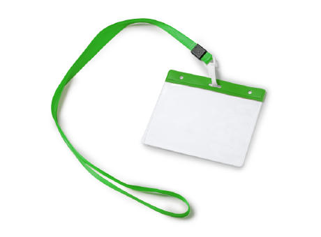 LANYARD/ID BADGE POMEL FERN GREEN