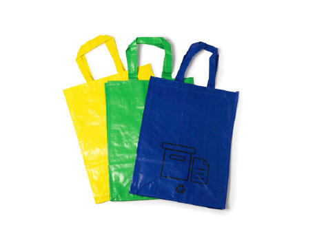 RECYCLE BAGS VOLGA GREEN/BLUE/YELLOW